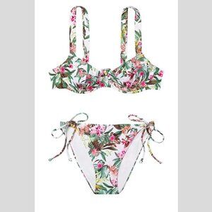 New! Victoria’s Secret Swim Essential Floral Bikini Top & Bottom SET 4746
